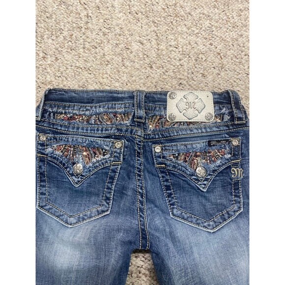 28 Miss Me Low Rise Embellished Signature Boot - Picture 1 of 9